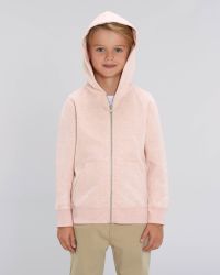 Sweat zippé enfant mini runner en coton bio stanley stella