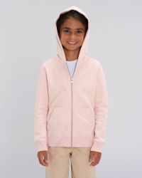 Sweat zippé enfant mini runner en coton bio stanley stella