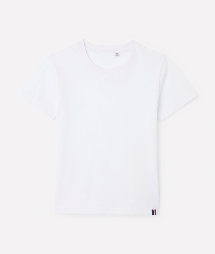 T Shirt Made In France Enfant Lou - Blanc