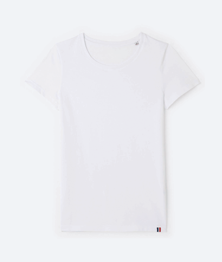 T Shirt Made In France Femme Lola Sols - Blanc