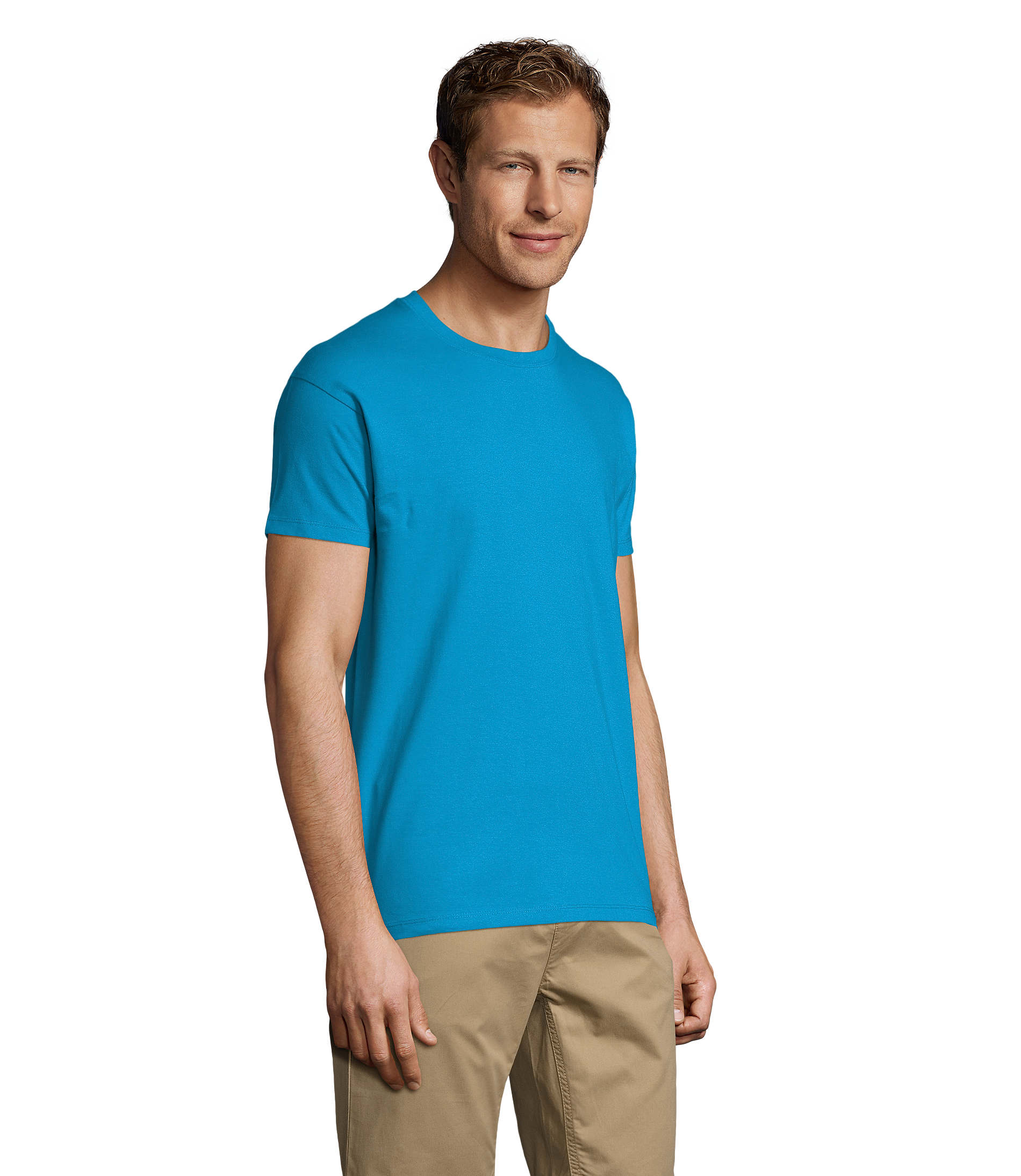 T Shirt homme manches courtes Impérial - Aqua