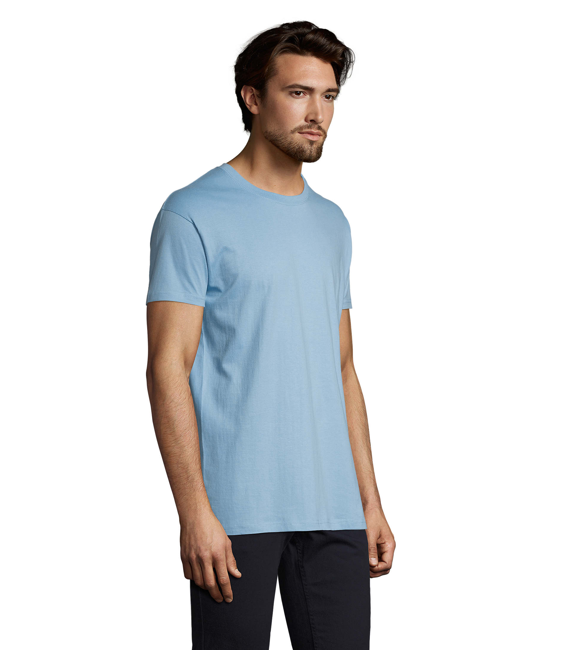 T Shirt homme manches courtes Impérial - Ciel profil T Shirt homme manches courtes Impérial - Ciel