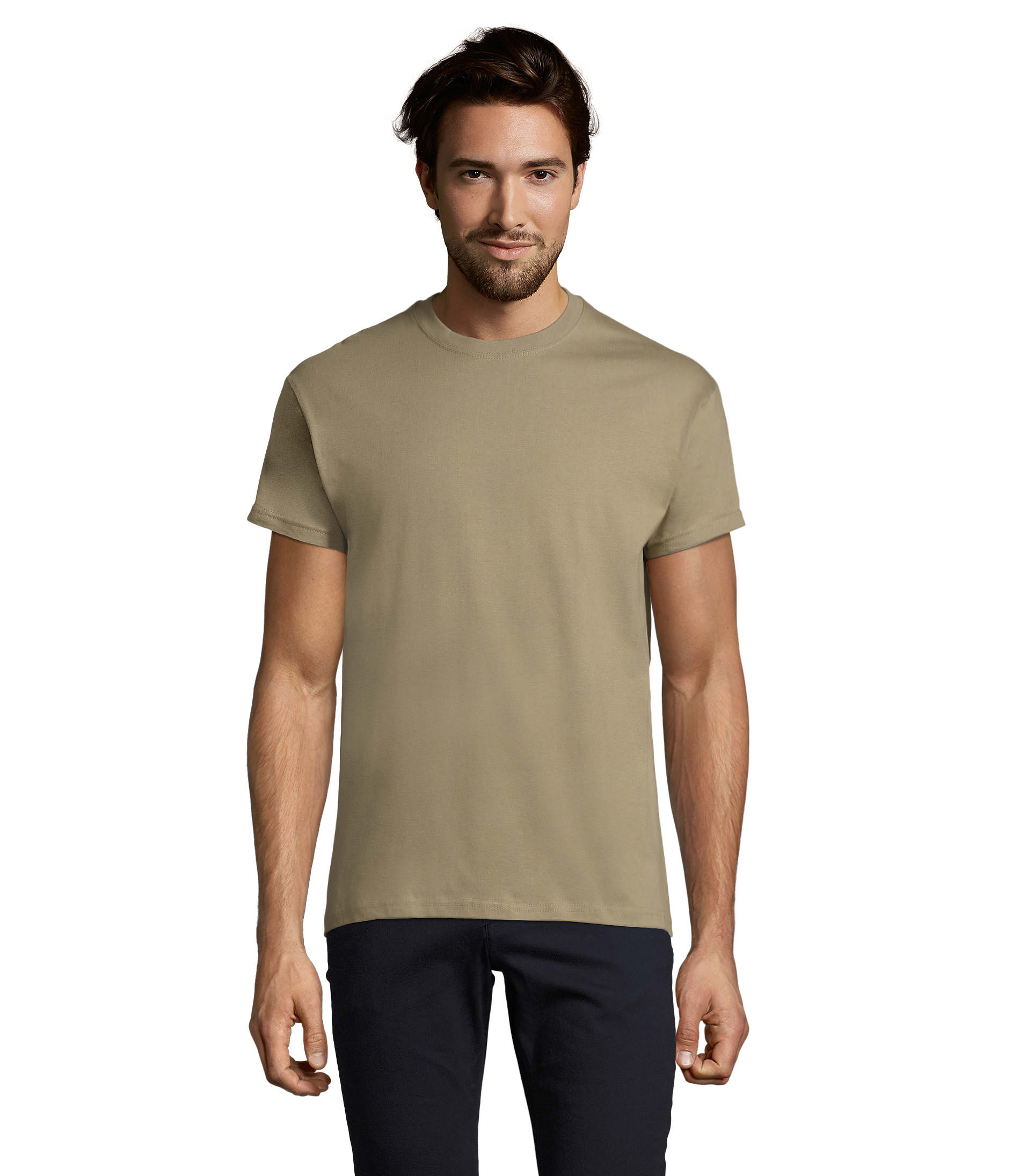 T Shirt homme manches courtes Impérial - Kaki face T Shirt homme manches courtes Impérial - Kaki