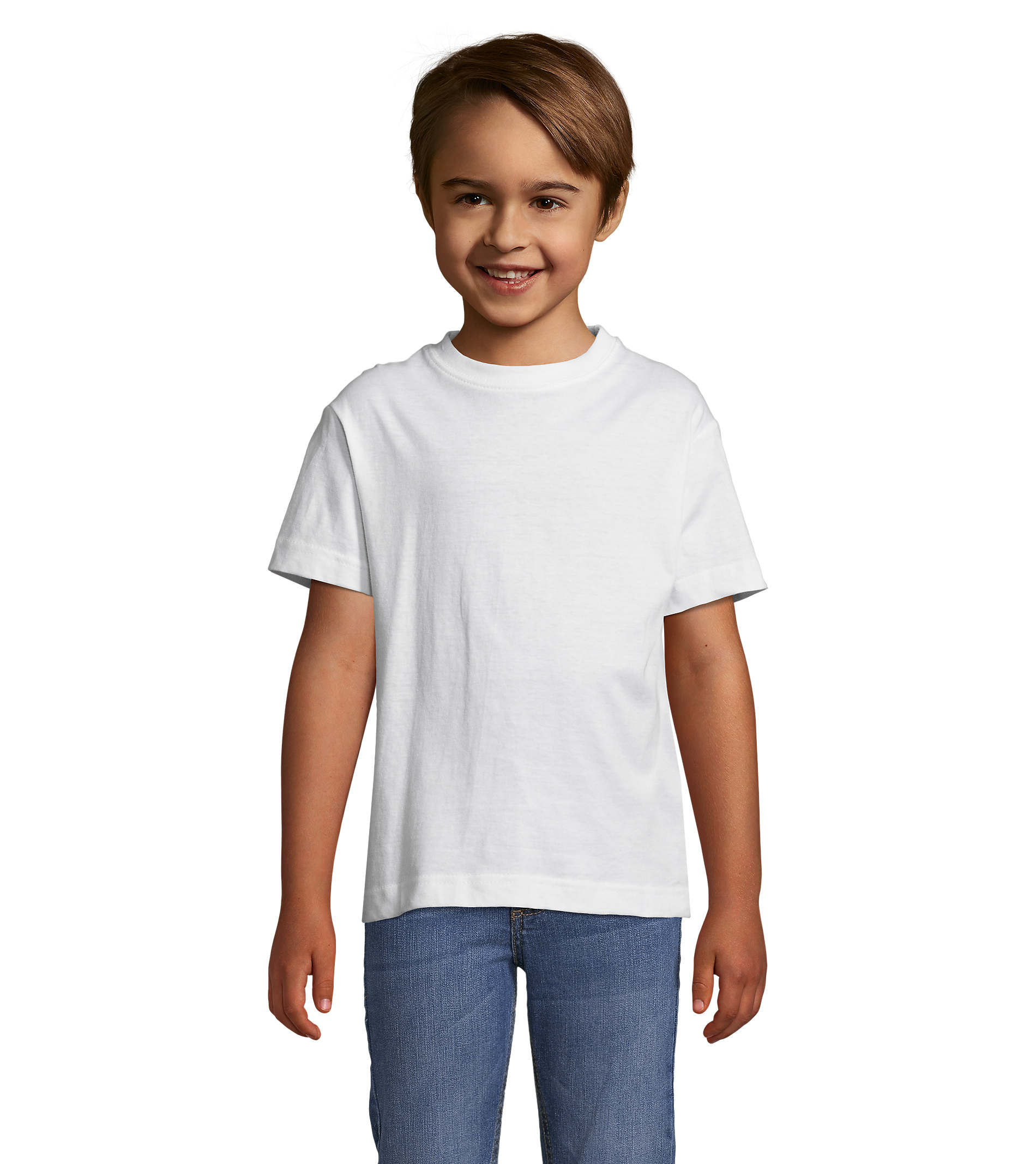 T Shirt manches courtes enfant Regent - blanc T Shirt manches courtes enfant Regent -