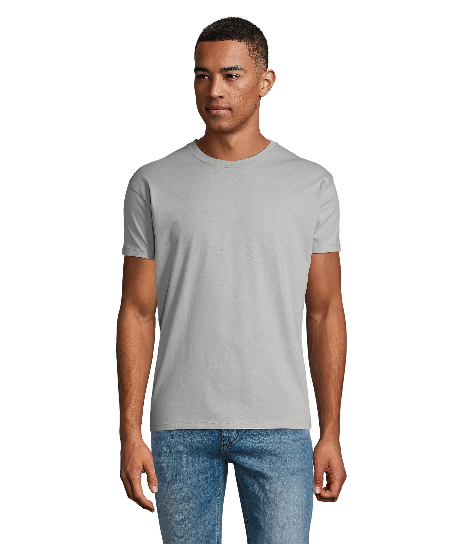 T Shirt manches courtes homme Régent - Gris Pur