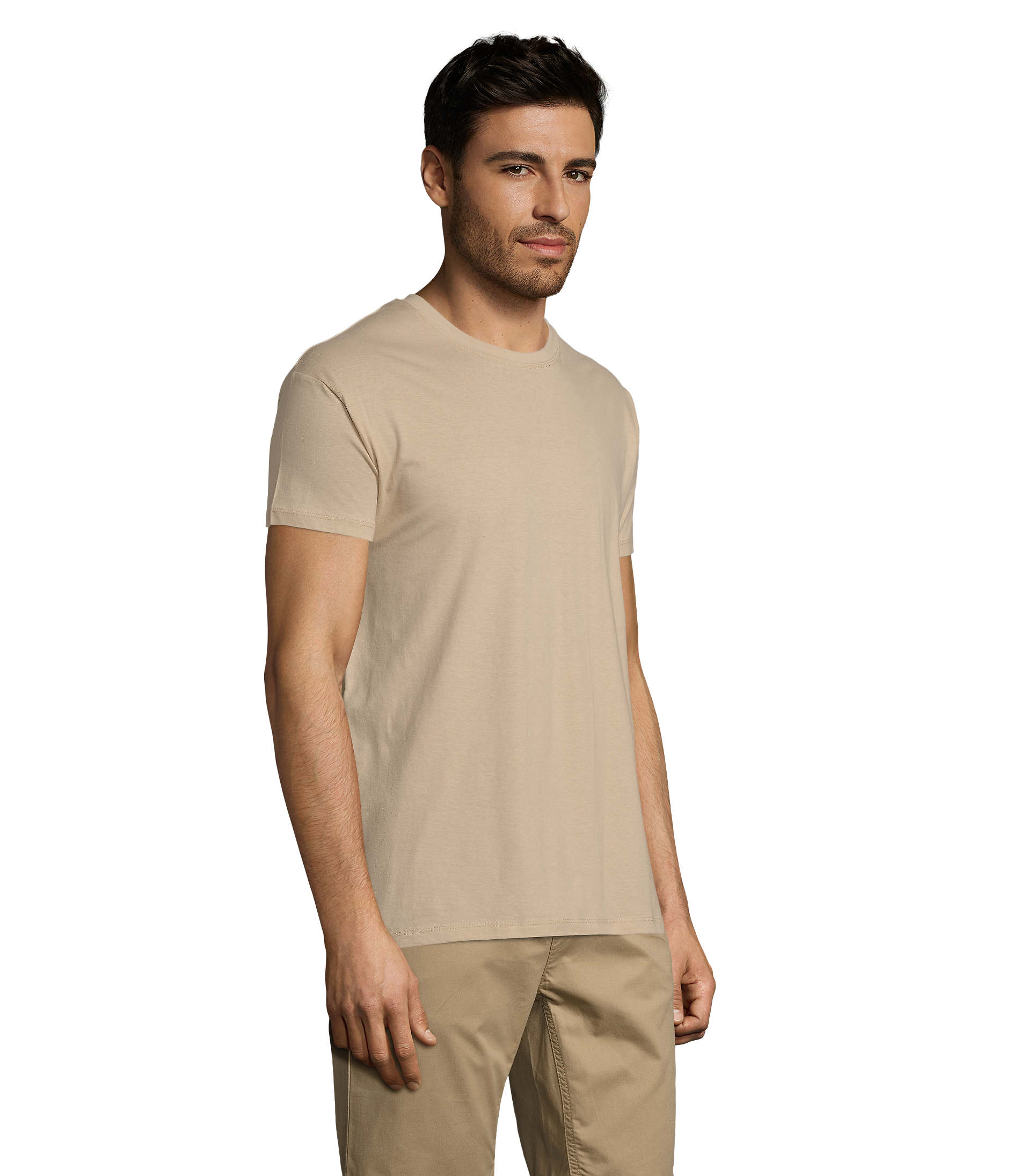 T Shirt manches courtes homme Régent - Sable