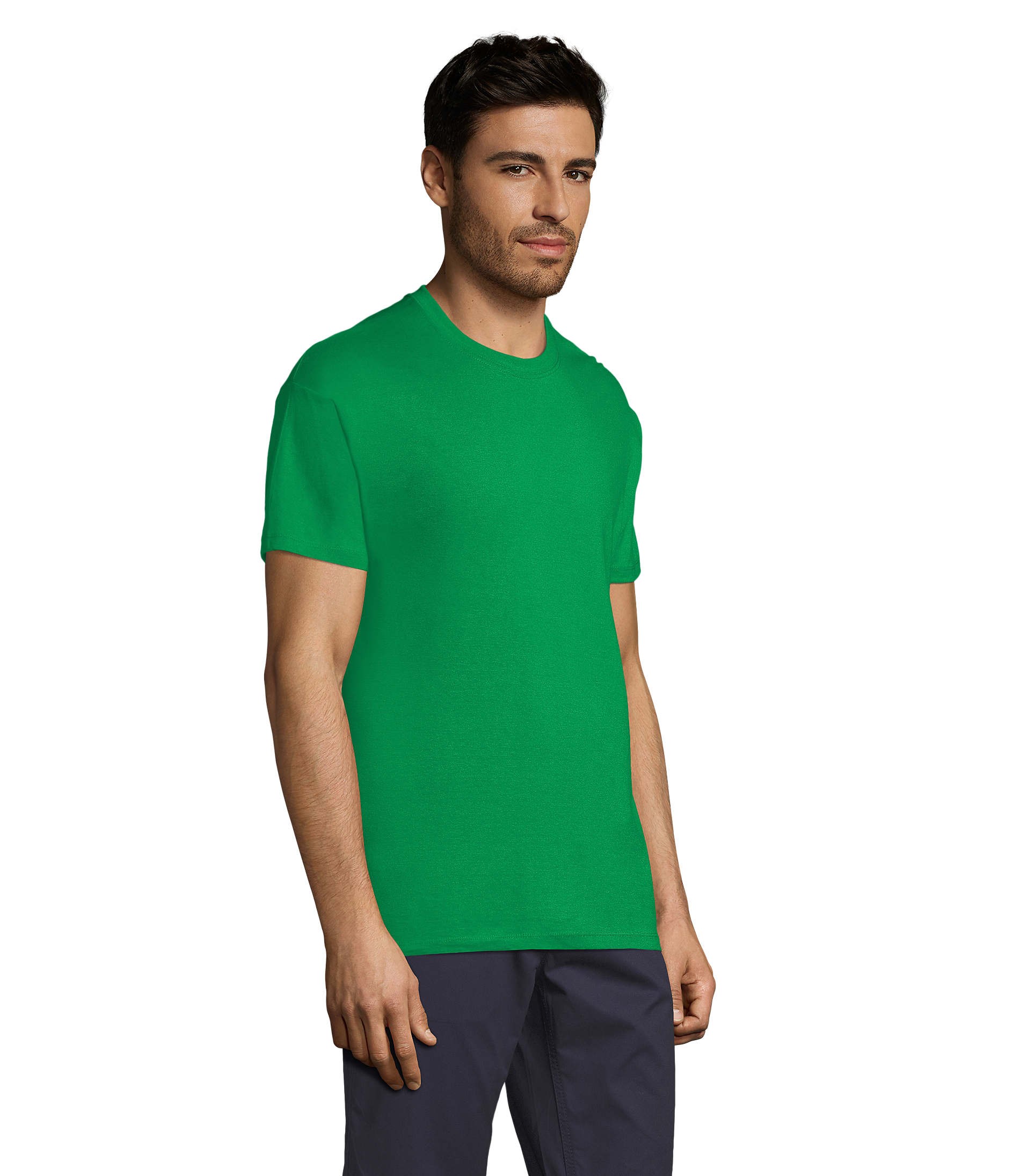 T Shirt manches courtes homme Régent - Vert Prairie