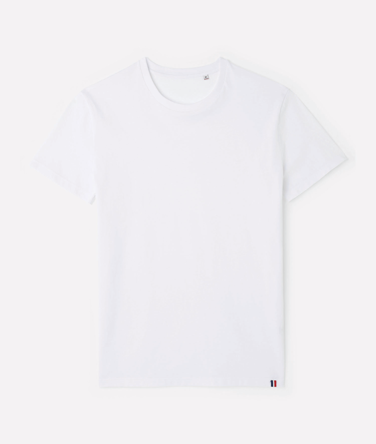 T shirt léon homme made in france - blanc