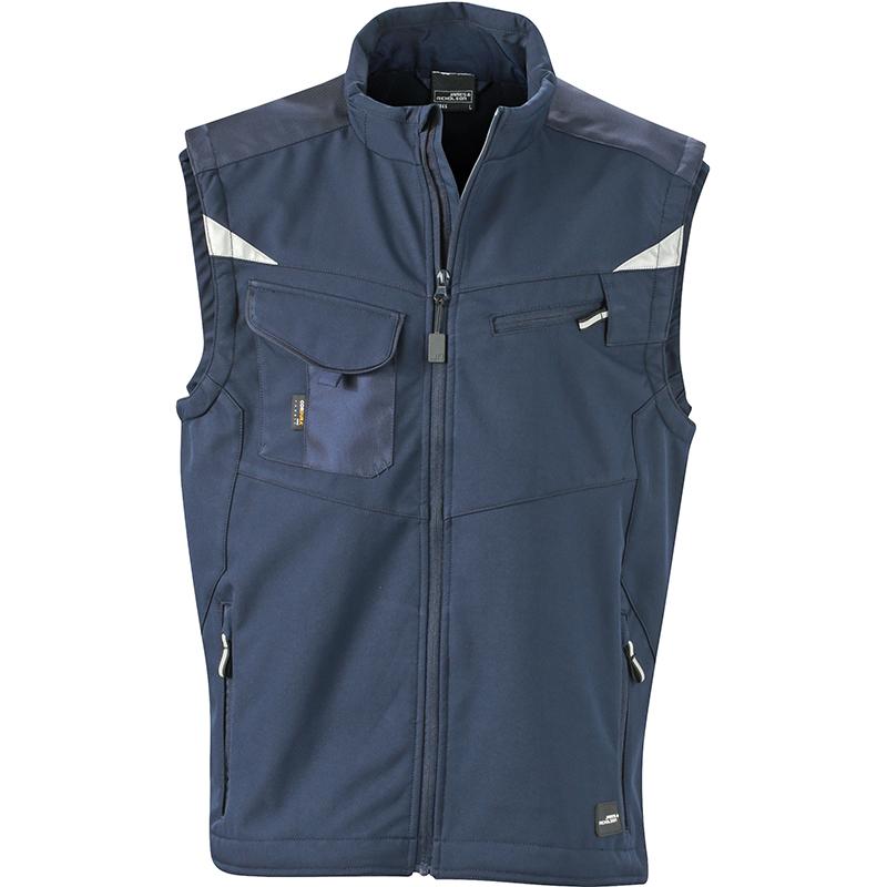 Bodywarmer - JN845 - Marine Bodywarmer Softshell Workwear Mixte JN845 James & Nicholson