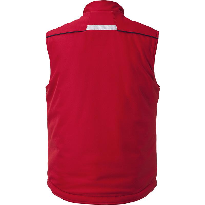Bodywarmer mixte hiver - JN854 - Rouge et Marine 2 Bodywarmer Hiver Softshell Workwear Mixte JN854 James & Nicholson