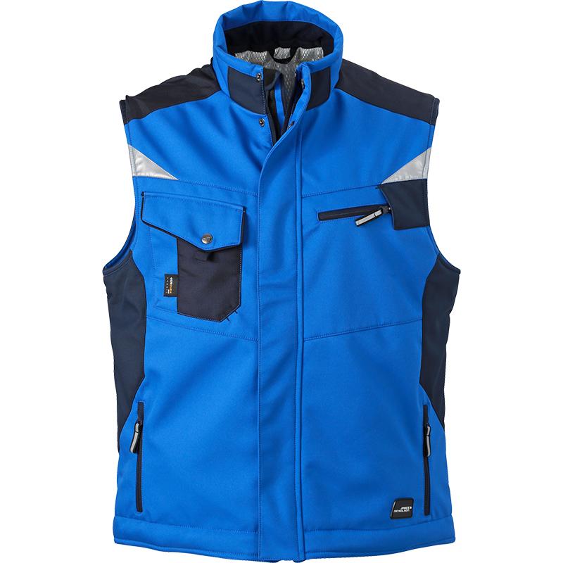 Bodywarmer unisexe workwear - JN825 -Royal et Marine