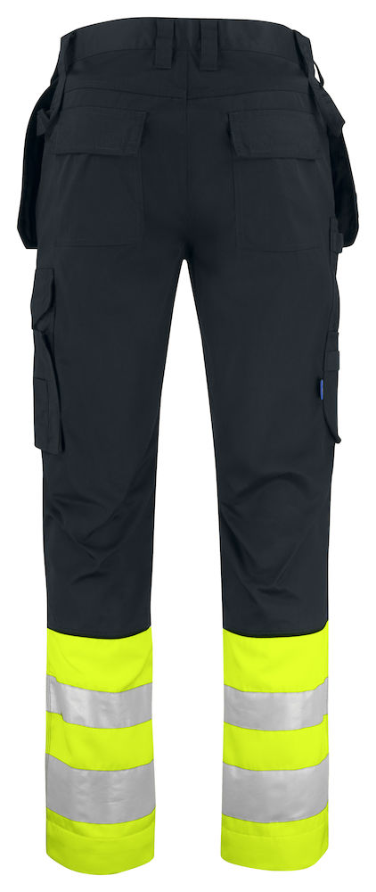 Pantalon Mixte 6534 ProJob - Jaune et Noir 2 Pantalon Mixte 6534 ProJob