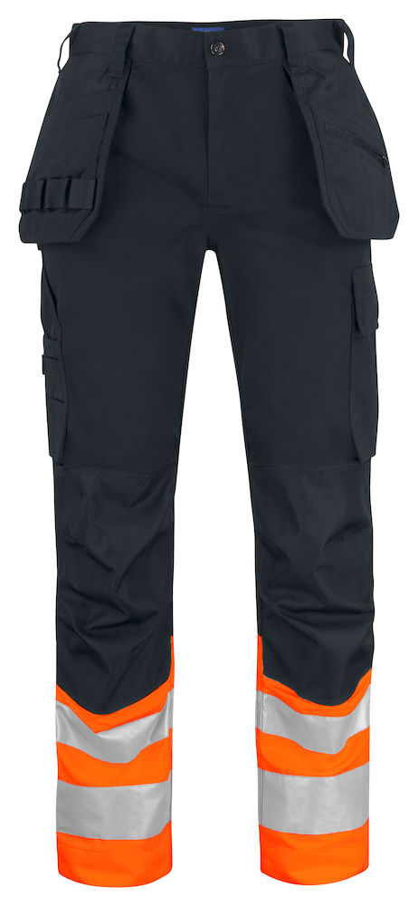 Pantalon Mixte 6534 ProJob - Orange et Noir 1 Pantalon Mixte 6534 ProJob