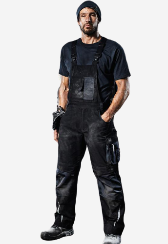 Pantalon Workwear avec Bretelles Mixte JN833 James & Nicholson