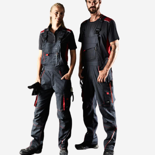 Pantalon Workwear à Bretelles Mixte JN848 James & Nicholson