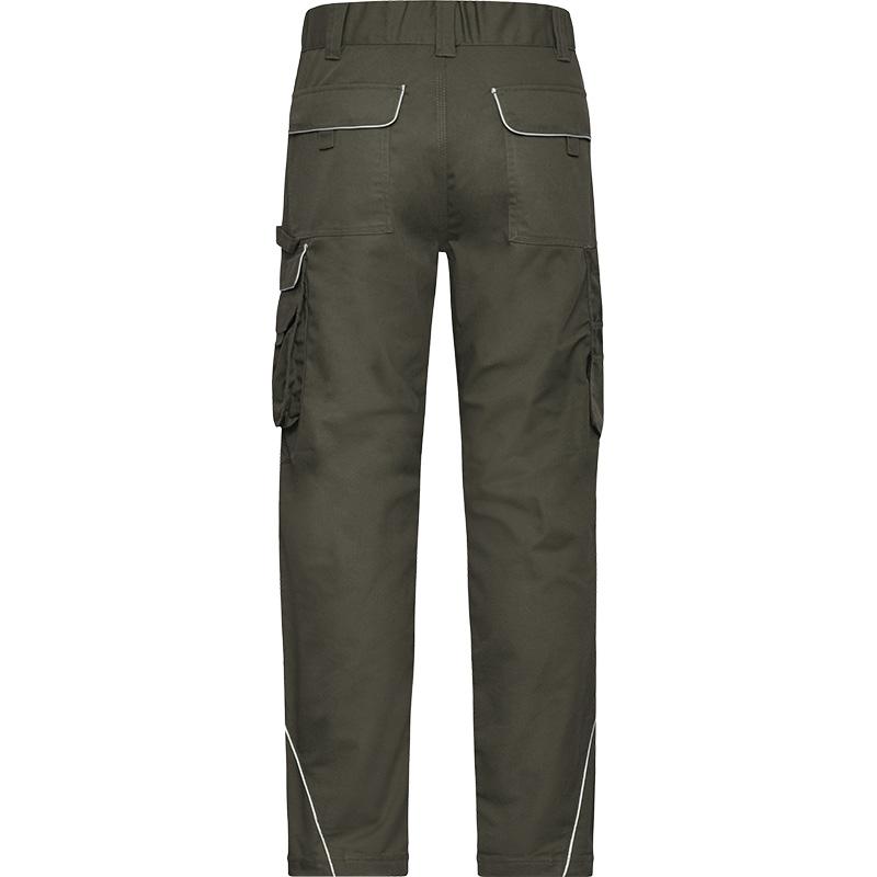 Pantalong Workwear - JN878 - Olive 2 Pantalon Workwear Mixte JN878 James & Nicholson