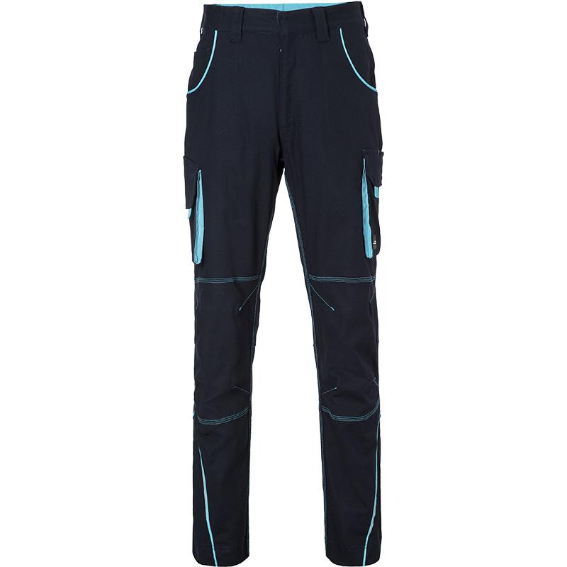 Pantalong workwear - JN847 - Marine et Turquoise Pantalon Workwear Mixte JN847 James & Nicholson