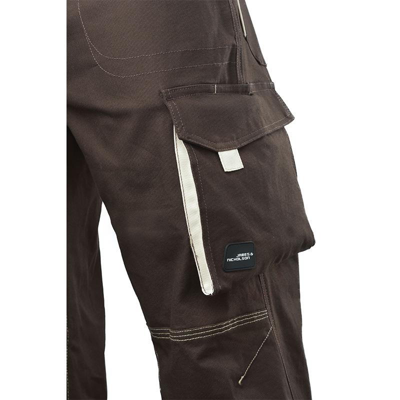 Pantalong workwear - JN847 - Marron et pierre 4 Pantalon Workwear Mixte JN847 James & Nicholson
