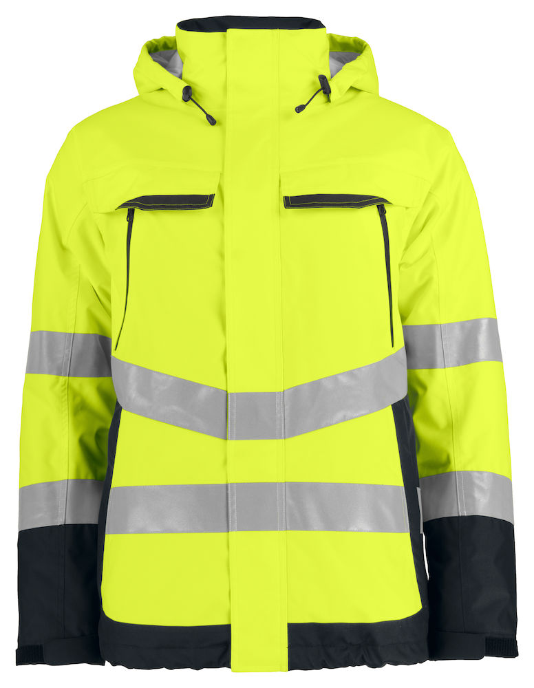 Parka Doublée Mixte 6441 ProJob - Jaune et Noir 1 Parka Doublée Mixte 6441 ProJob