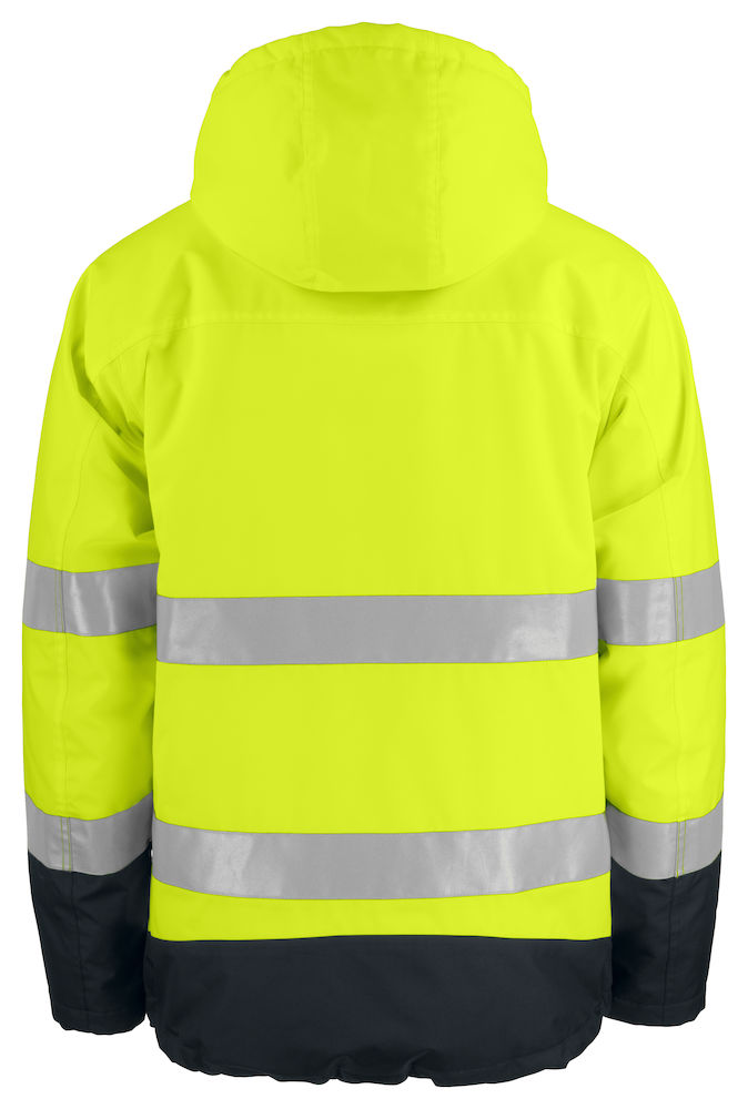 Parka Doublée Mixte 6441 ProJob - Jaune et Noir 2 Parka Doublée Mixte 6441 ProJob