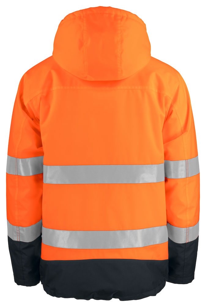 Parka Doublée Mixte 6441 ProJob - Orange et Noir 2 Parka Doublée Mixte 6441 ProJob