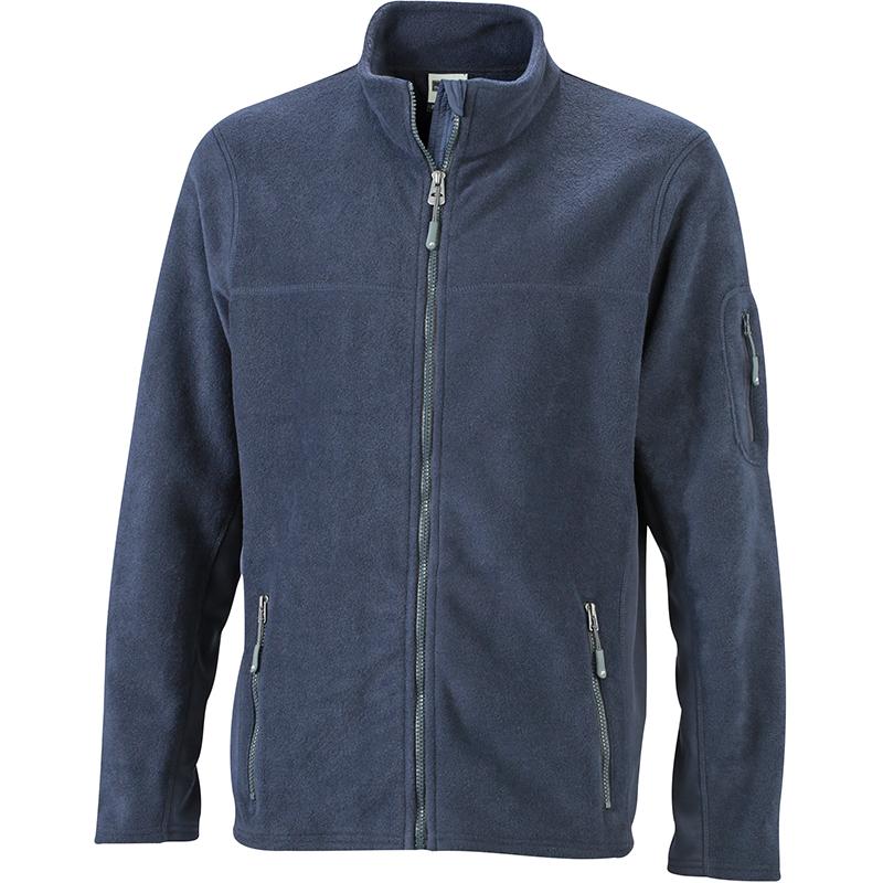 Veste Polaire Workwear Homme JN842 James & Nicholson - Marine 1 Veste Polaire Workwear Homme JN842 James & Nicholson