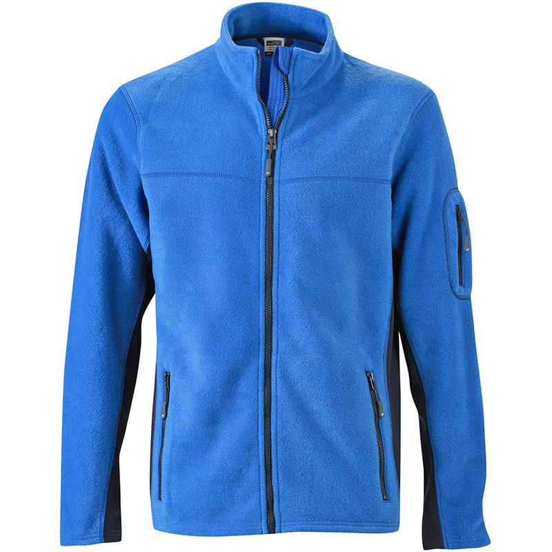 Veste Polaire Workwear Homme JN842 James & Nicholson - Royal et Marine 1 Veste Polaire Workwear Homme JN842 James & Nicholson