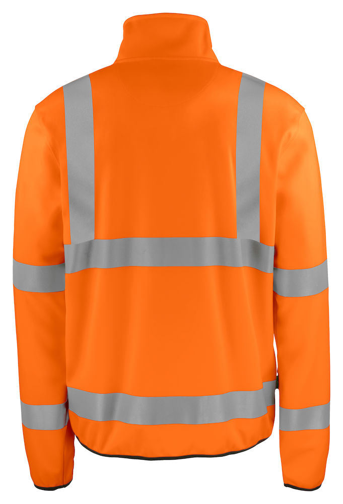 Veste Softshell Mixte 6105 ProJob - Orange et Noir 2 Veste Softshell Mixte 6105 ProJob