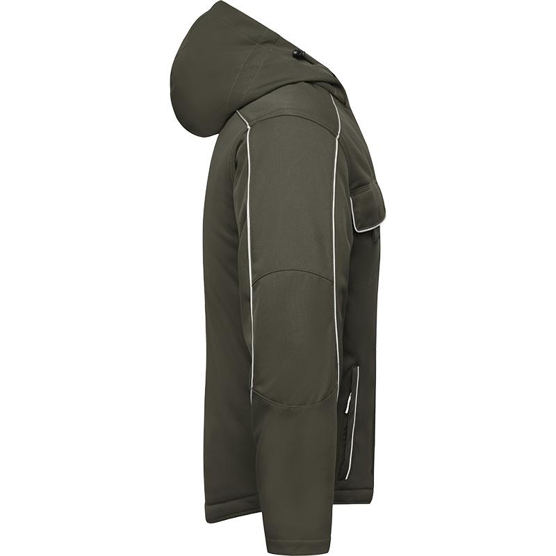 Veste hiver softshell workwear - JN886 - Olive 3 Veste Hiver Workwear Mixte JN886 James & Nicholson