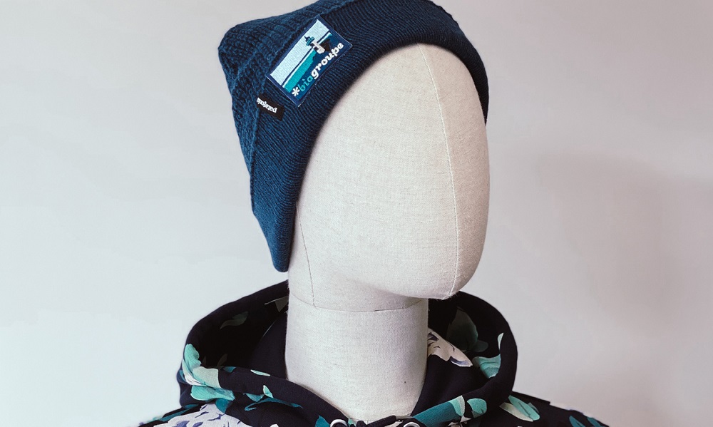 Biogroupe bonnet brodé