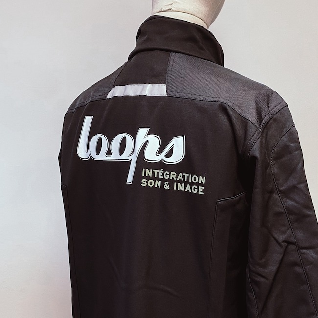 Loops - Softshell personnalisée en transfert - Flocage