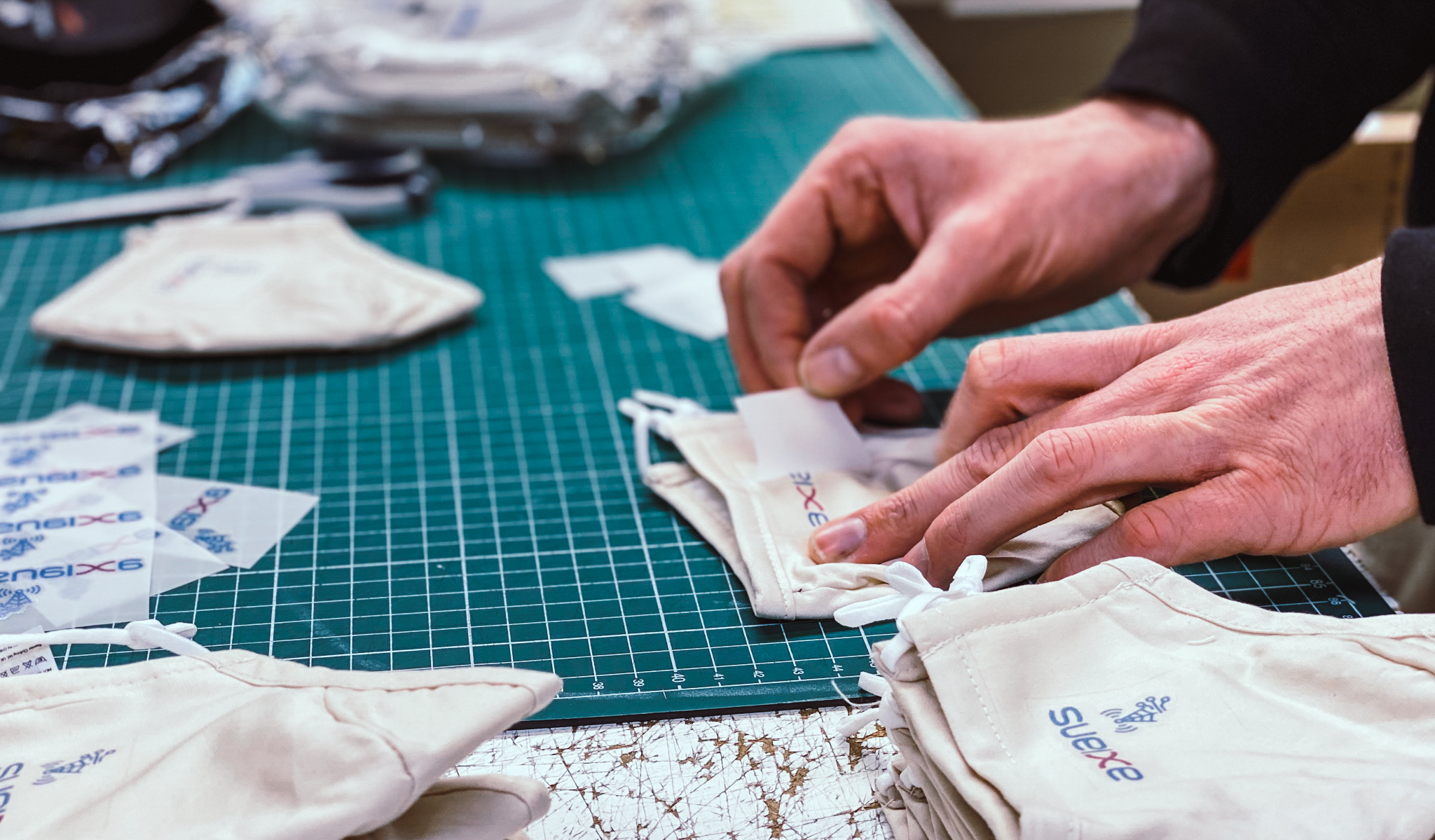 masques personnalisés entreprise axians