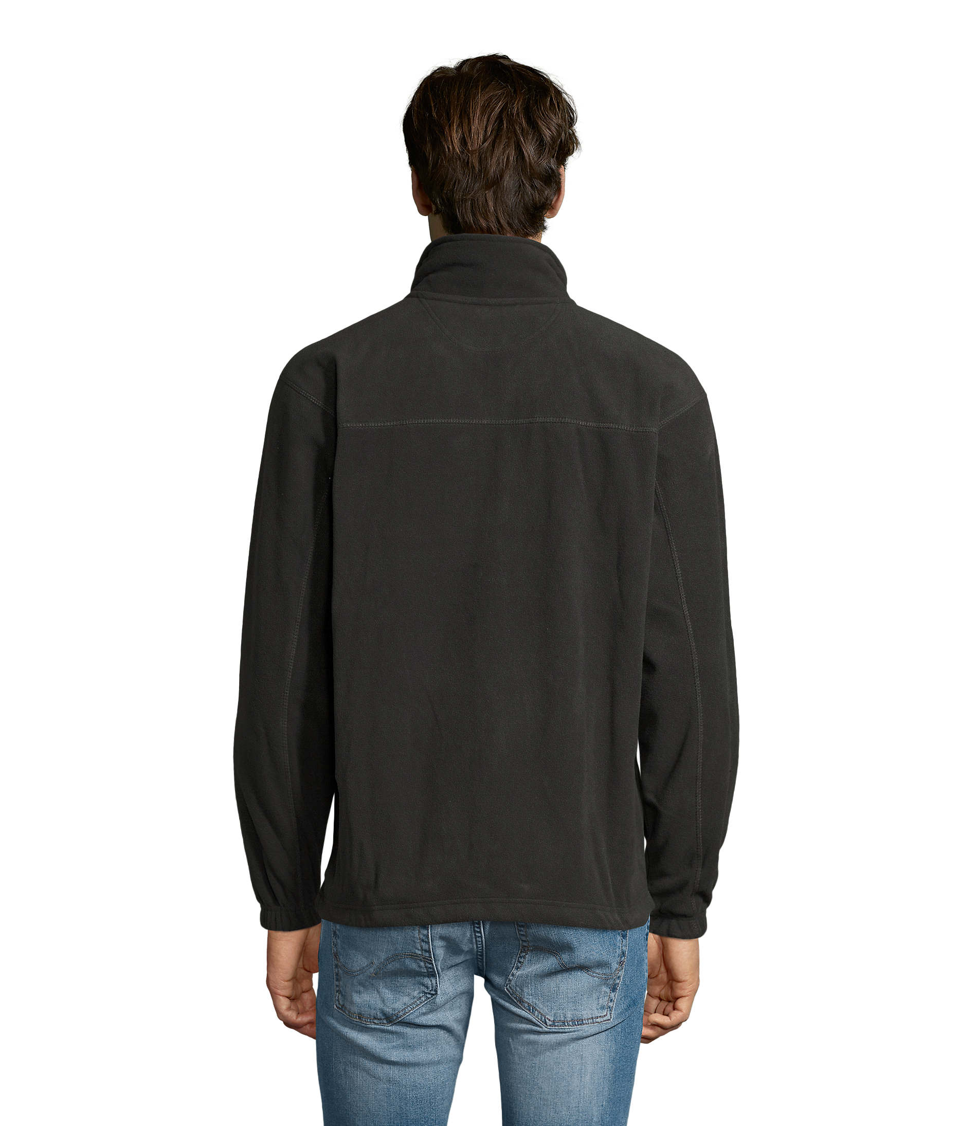 veste polaire anthracite homme