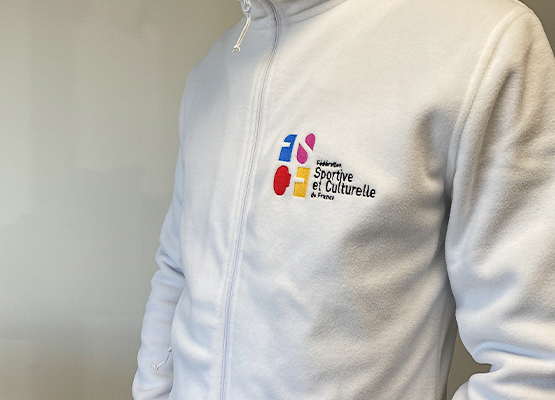 Résultat de la polaire brodée pour la FSCF