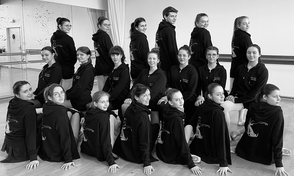 École de danse Edith Robin - sweat bio sérigraphié - photos de tous les élèves