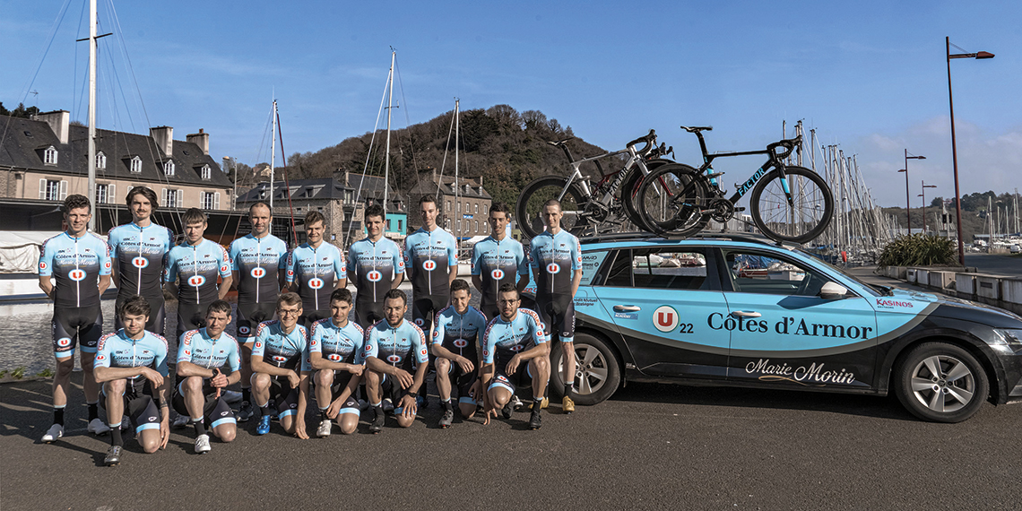 Club de vélo des côtes d'Armor - tenue de sport personnalisée