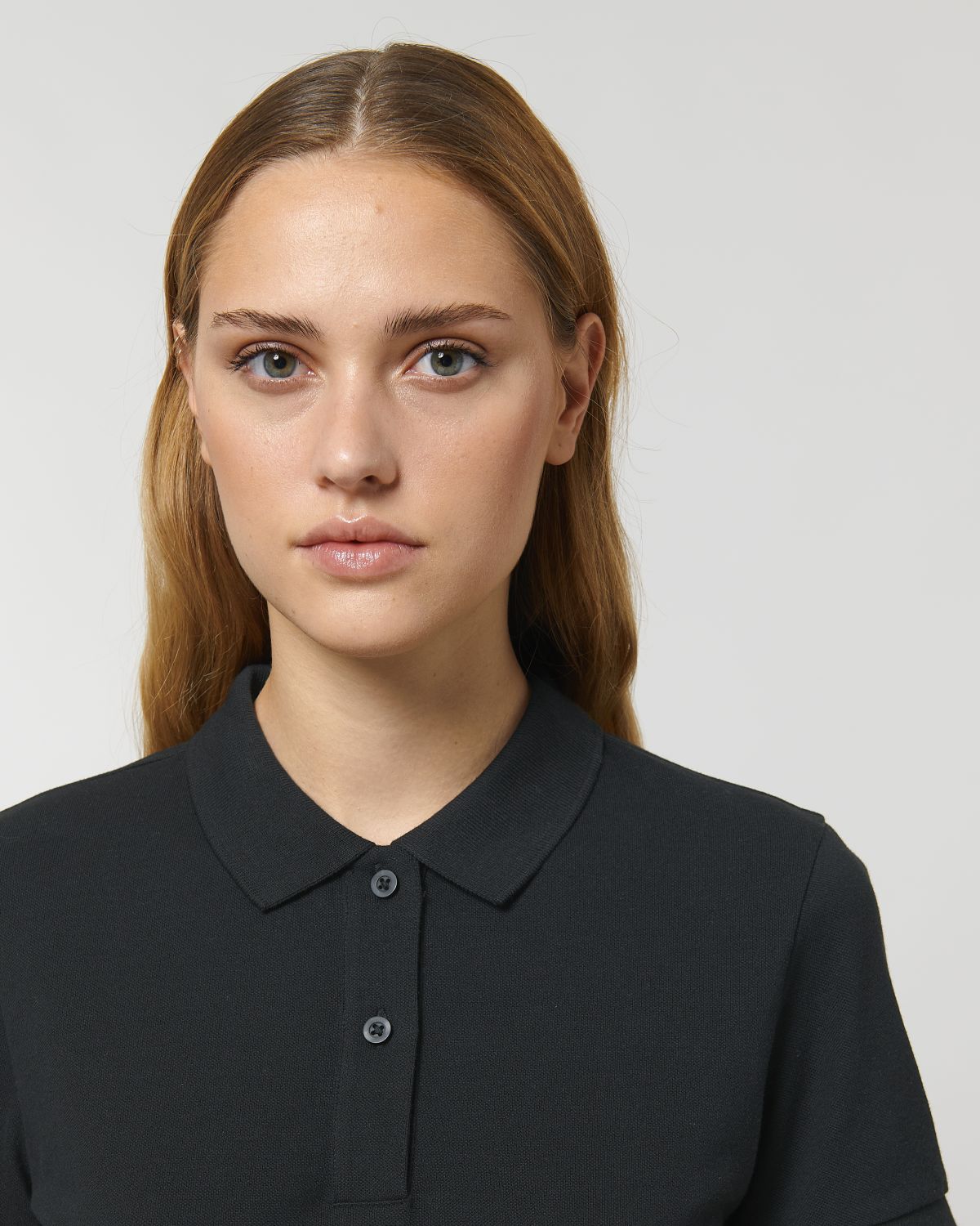 Polo Bio Elliser Femme Stanley Stella - Black Polo Bio Elliser Femme Stanley Stella - Black
