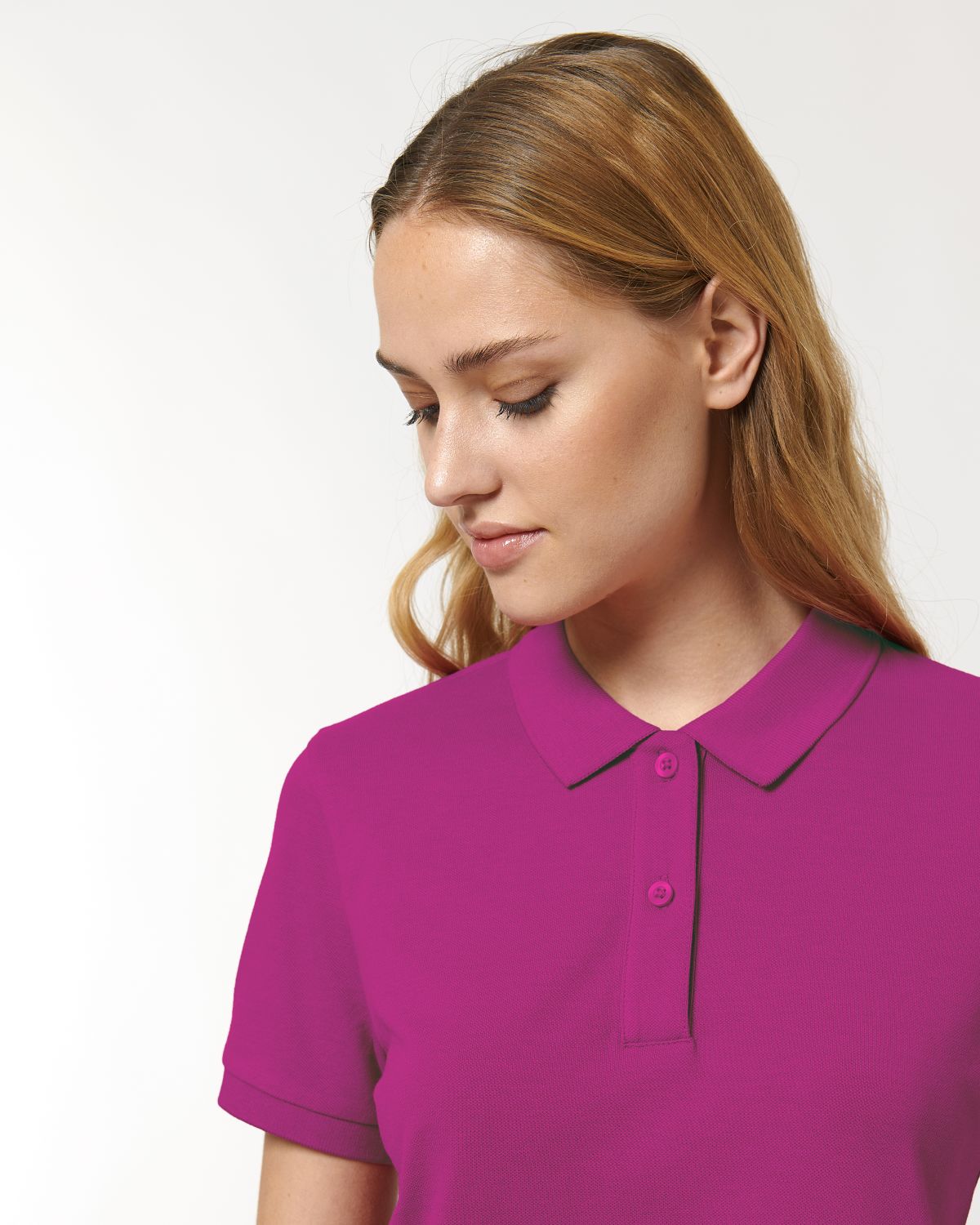 Polo Bio Elliser Femme Stanley Stella - Orchid Flower Polo Bio Elliser Femme Stanley Stella - Orchid Flower