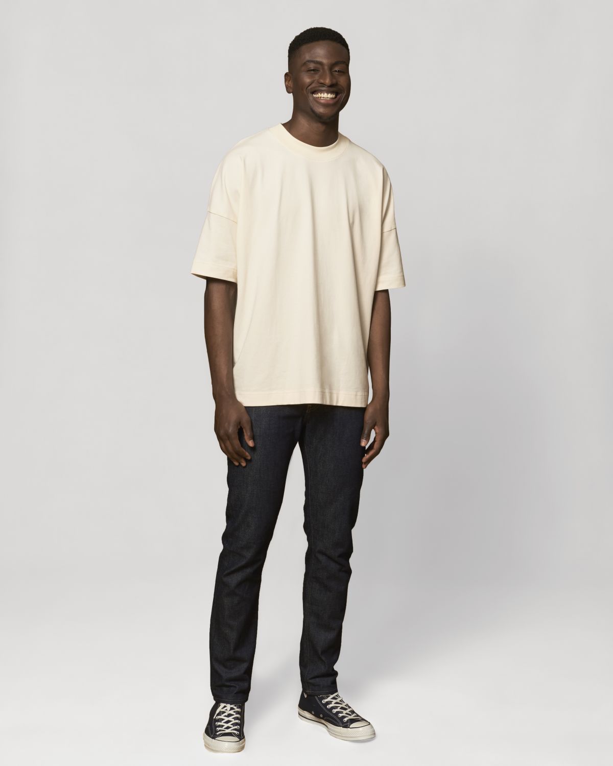 T Shirt BIO Blaster mixte oversize Stanley Stella - Natural Raw T Shirt BIO Blaster mixte oversize Stanley Stella - Natural Raw
