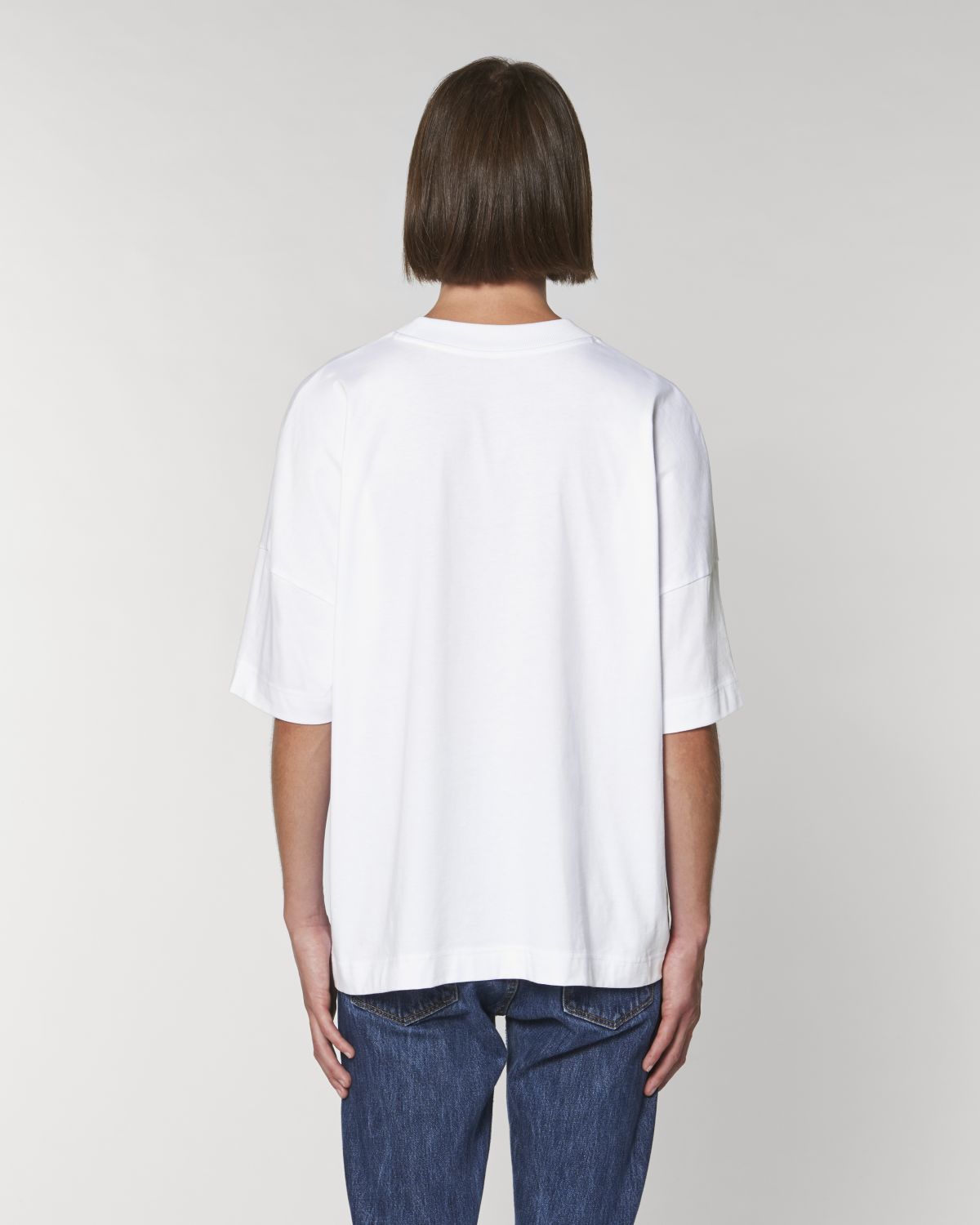 T Shirt BIO Blaster mixte oversize Stanley Stella - White T Shirt BIO Blaster mixte oversize Stanley Stella - White