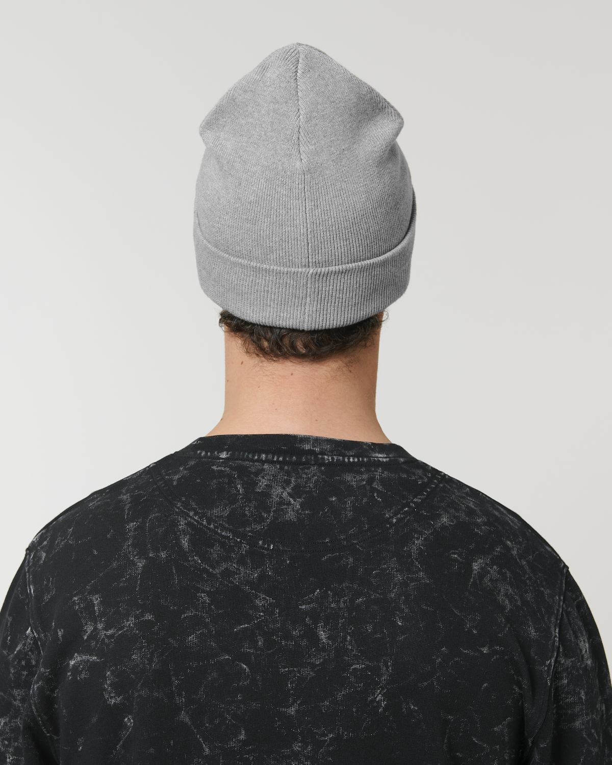 Rib Beanie BIO Stanley Stella - Heather Grey