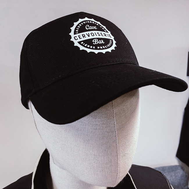 La cervoiserie - casquette personnalisée en transfert