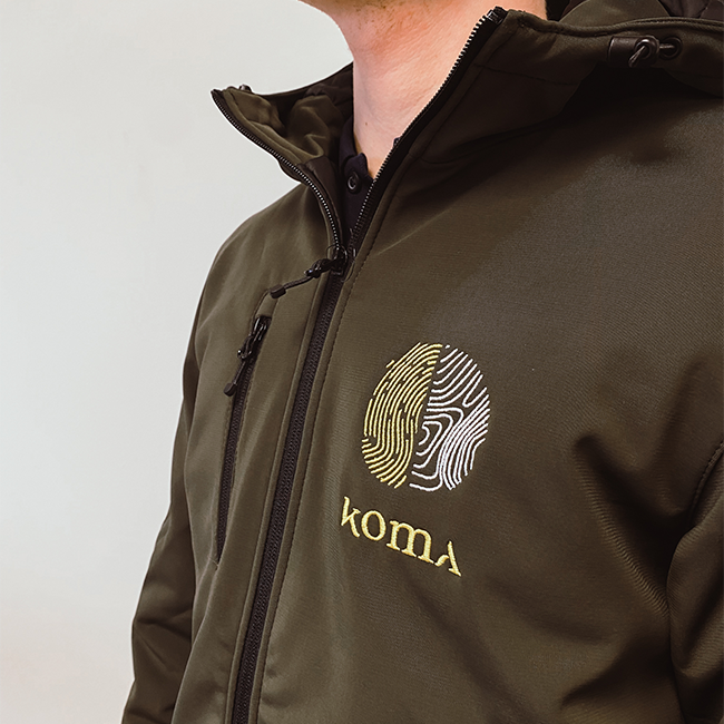 Koma - Veste softshell personnalisée en broderie
