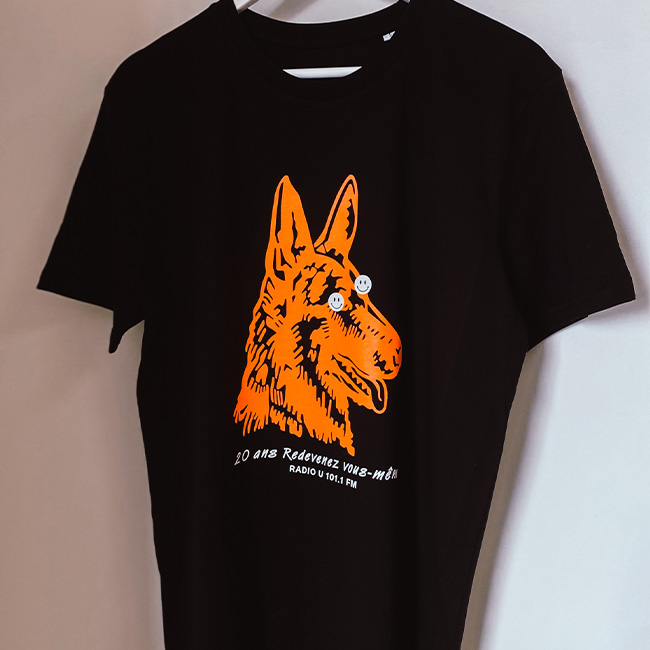 Radio U - Tee-shirts en sérigraphie fluo