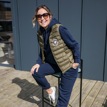 Doudoune personnalisée en broderie