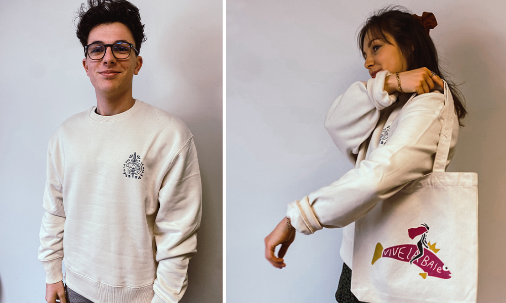 Personnalisation textile pour la boutique de surf bretonne TSRA