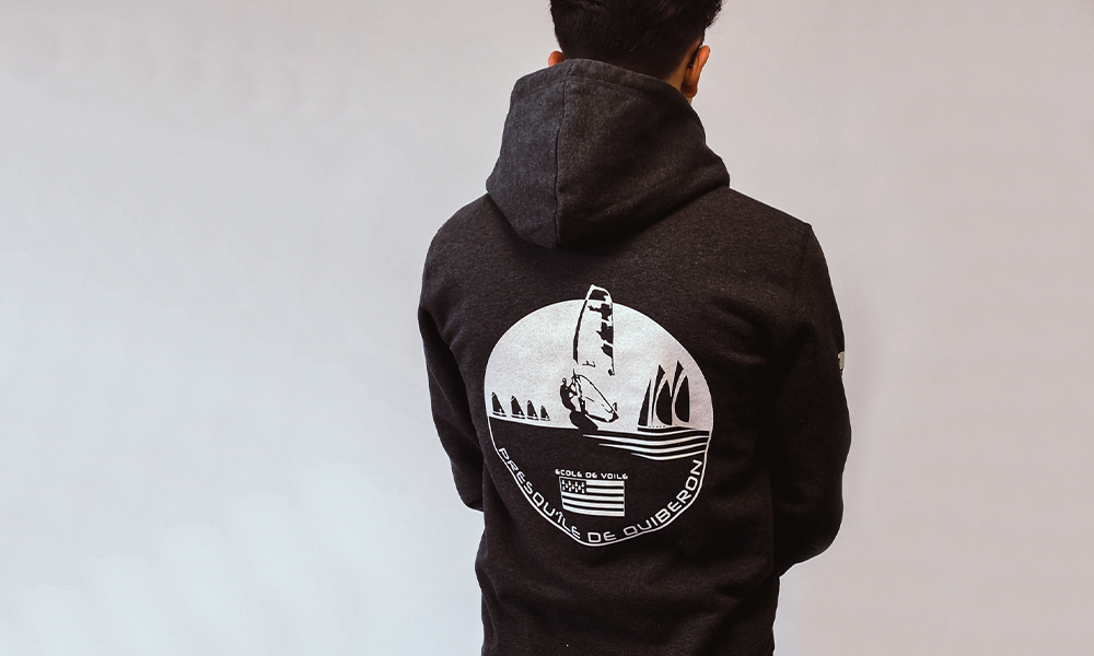 Sweats personnalisés pour le club ASN Quiberon de voile