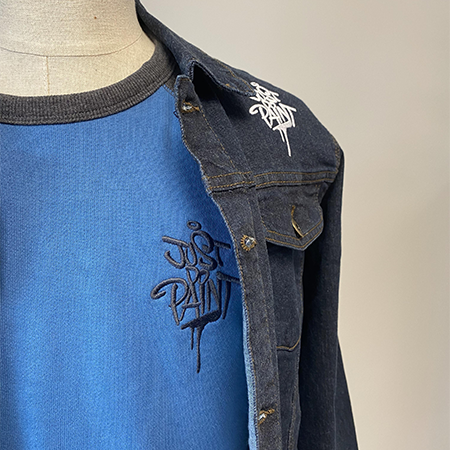 Vetements personnalisés pour le festival Just Do paint