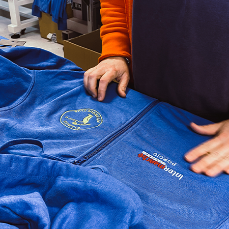 sweats brodés pour association sportive