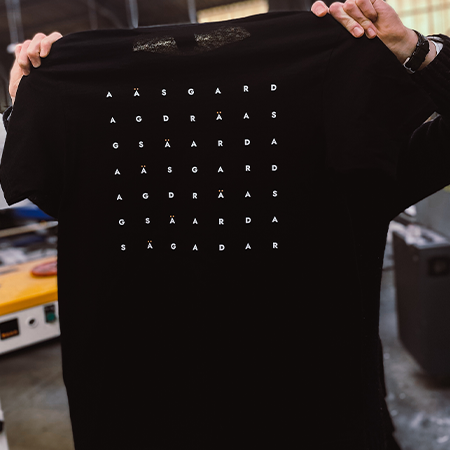 Aasgard tshirt personnalisé impression dans le dos